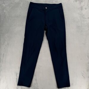 Lululemon ABC Pants Mens Navy Blue Slim Fit 32x30 Casual Golf Travel